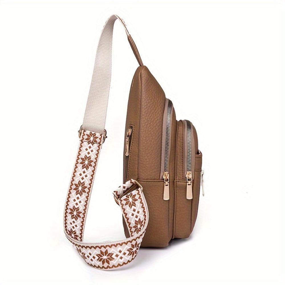 Elegant and Practical Vegan Leather Shoulder Bag by Élise