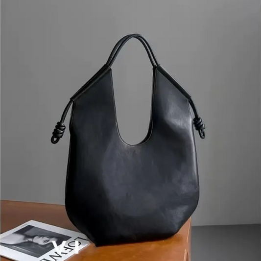 Elegant and spacious vegan leather tote bag Clara