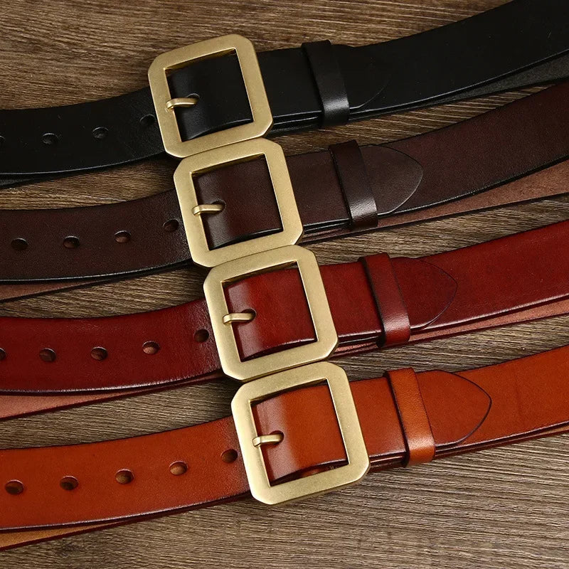 Élise Elegant Full Grain Leather Belt