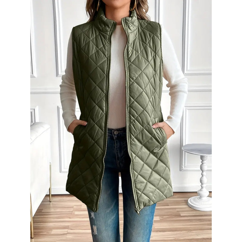 Léa Elegant Quilted Jacket