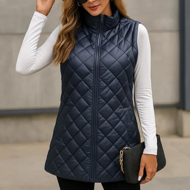 Léa Elegant Quilted Jacket