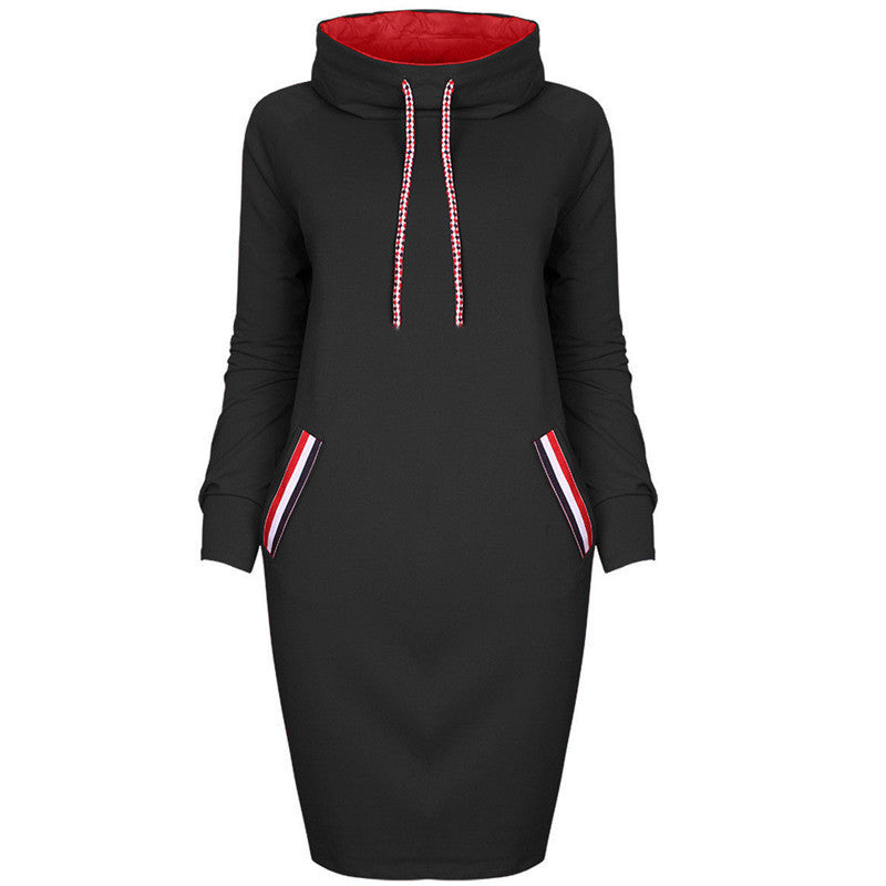 Hooded Winter Dress – Elegance and Comfort