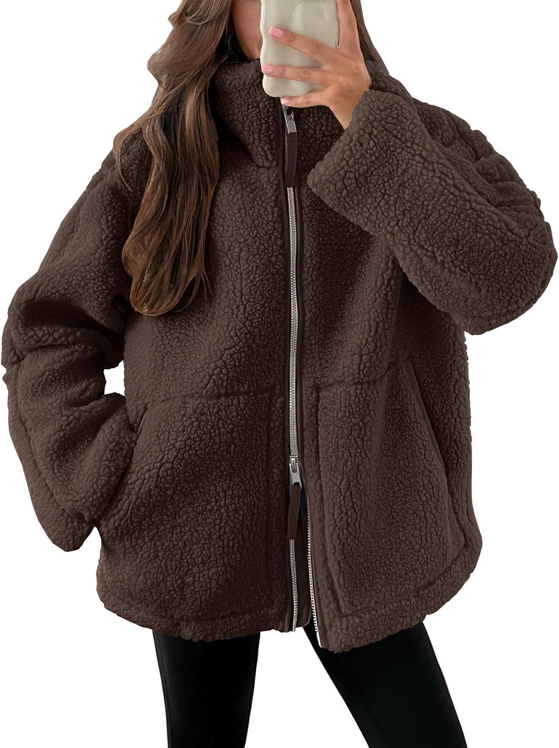 Zip-Up Jacket in Mixed Wool – Elegance and Comfort for Winter