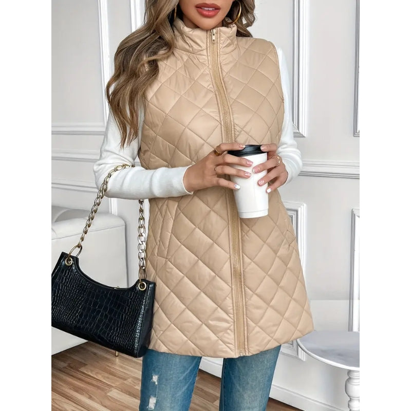 Léa Elegant Quilted Jacket