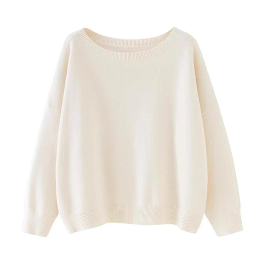 Clara Soft Round Neck Knit Sweater