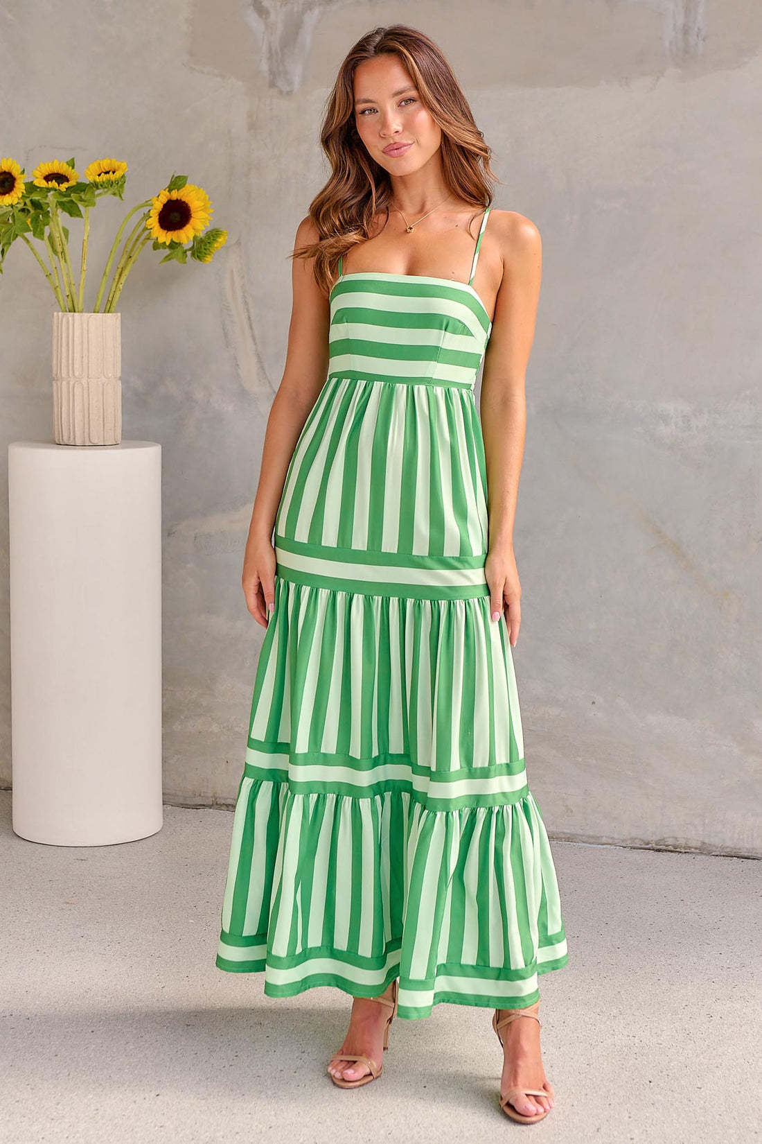 SOLÈNE – ROBE FLUIDE À RAYURES