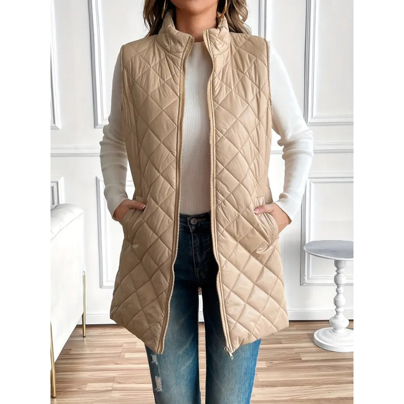 Léa Elegant Quilted Jacket