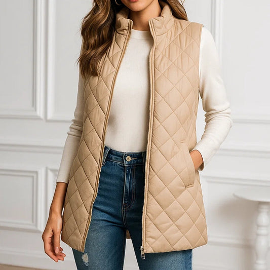 Léa Elegant Quilted Jacket
