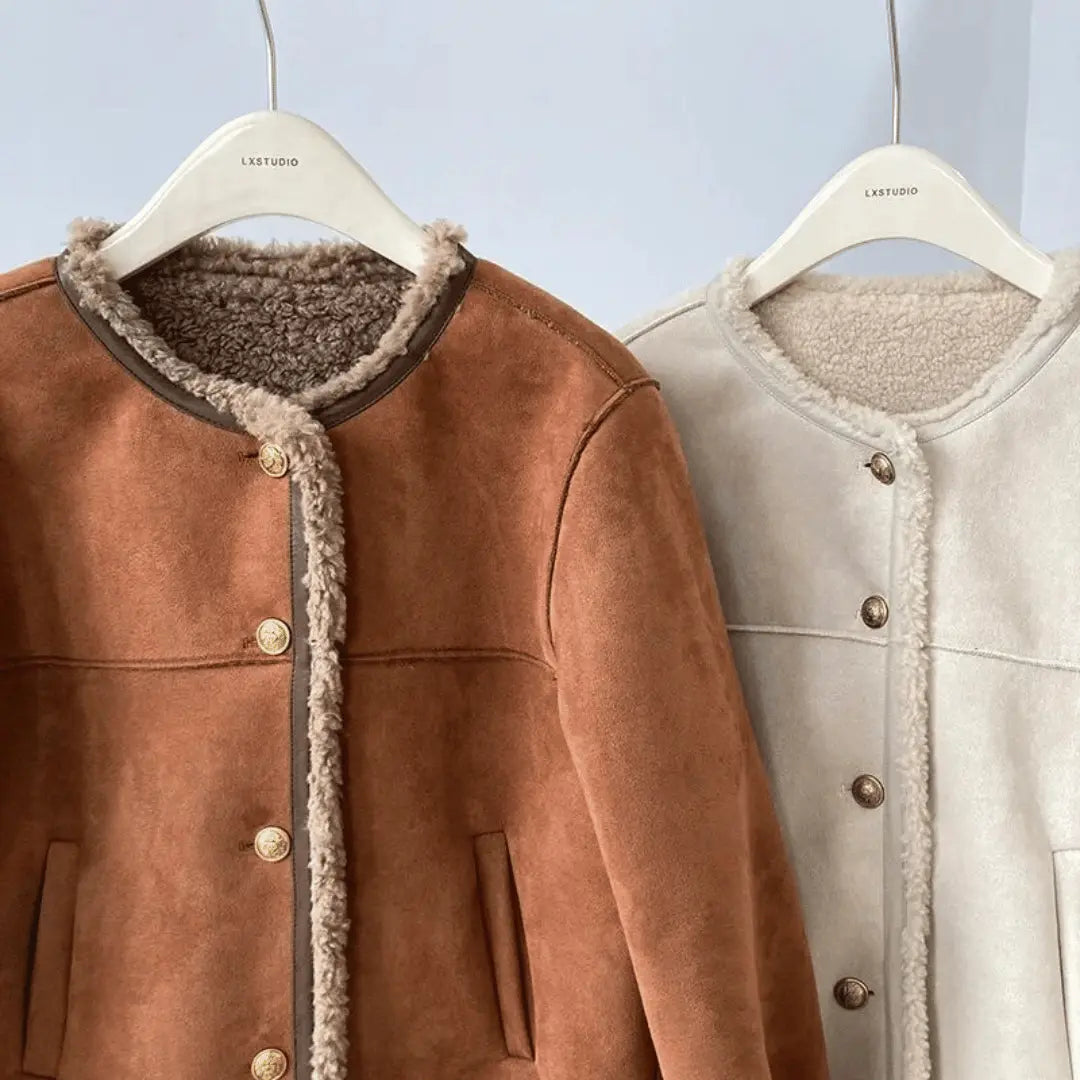 Clémence Soft and Elegant Sherpa Jacket