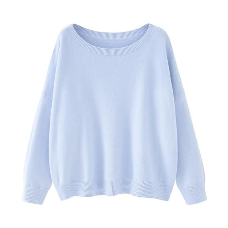 Clara Soft Round Neck Knit Sweater