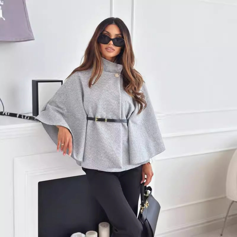 Belted Poncho – Reinvented Elegance