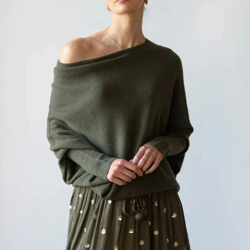 Léa Loose knit sweater in soft yarn