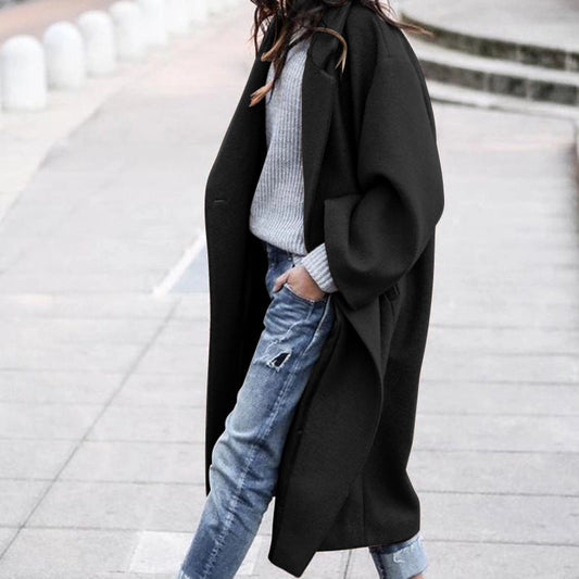 Elegant Evelyn Coat with Pockets