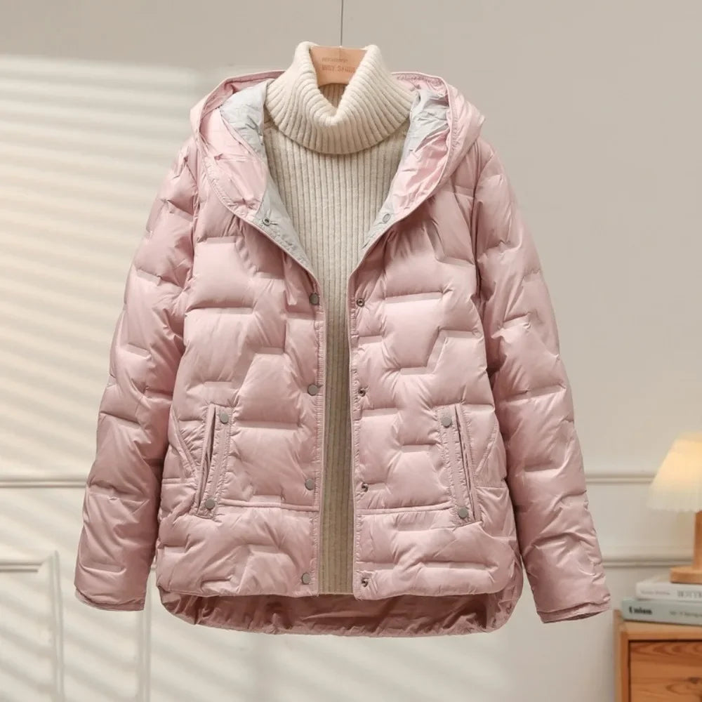 Léa Elegant and Warm Goose Down Puffer Jacket