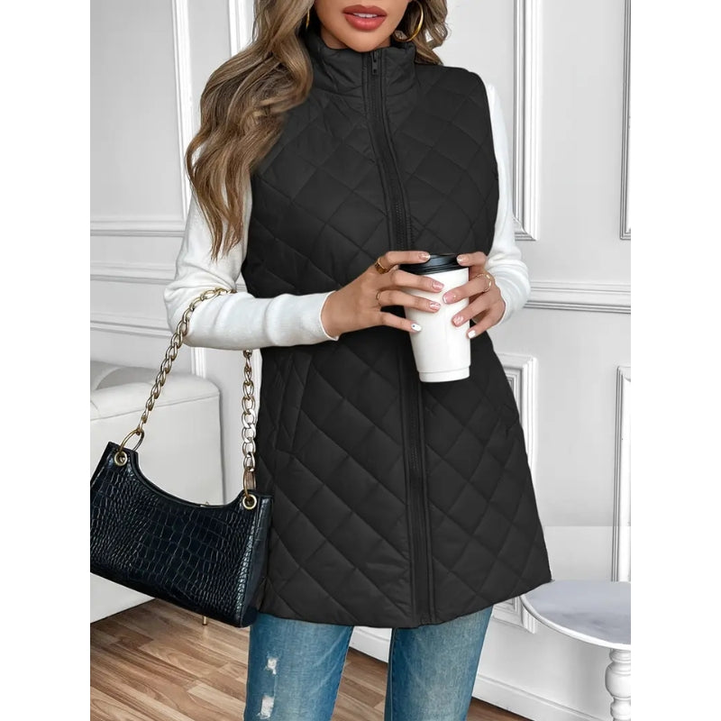 Léa Elegant Quilted Jacket