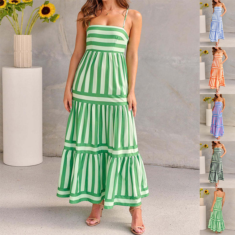 SOLÈNE – ROBE FLUIDE À RAYURES