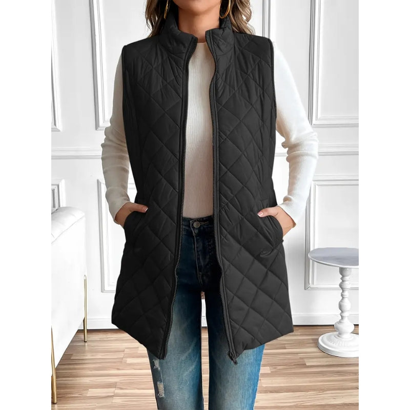 Léa Elegant Quilted Jacket