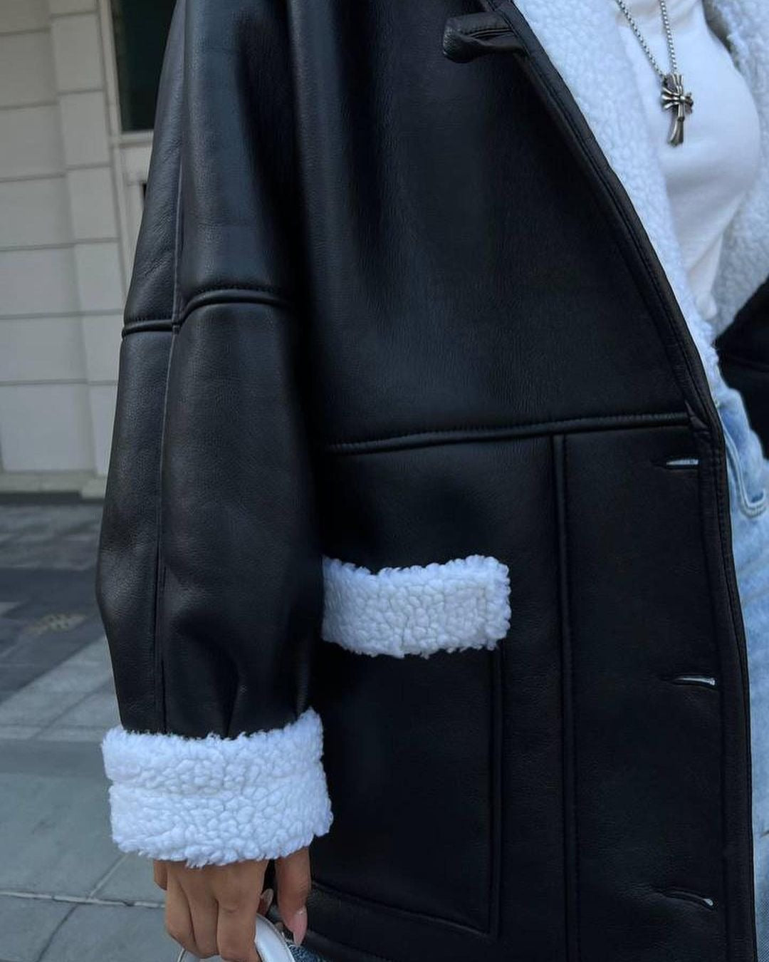 Manteau Style Coréen – Manches Longues Avec Poches