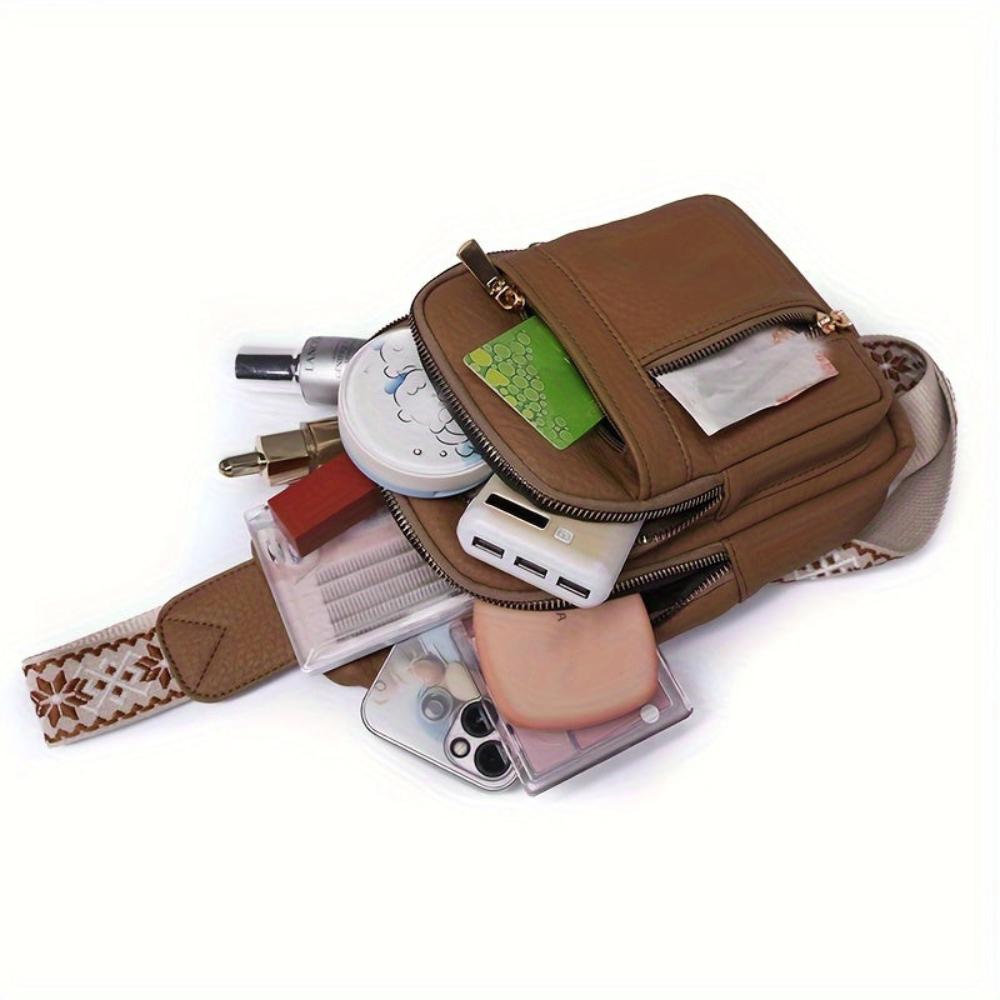 Elegant and Practical Vegan Leather Shoulder Bag by Élise