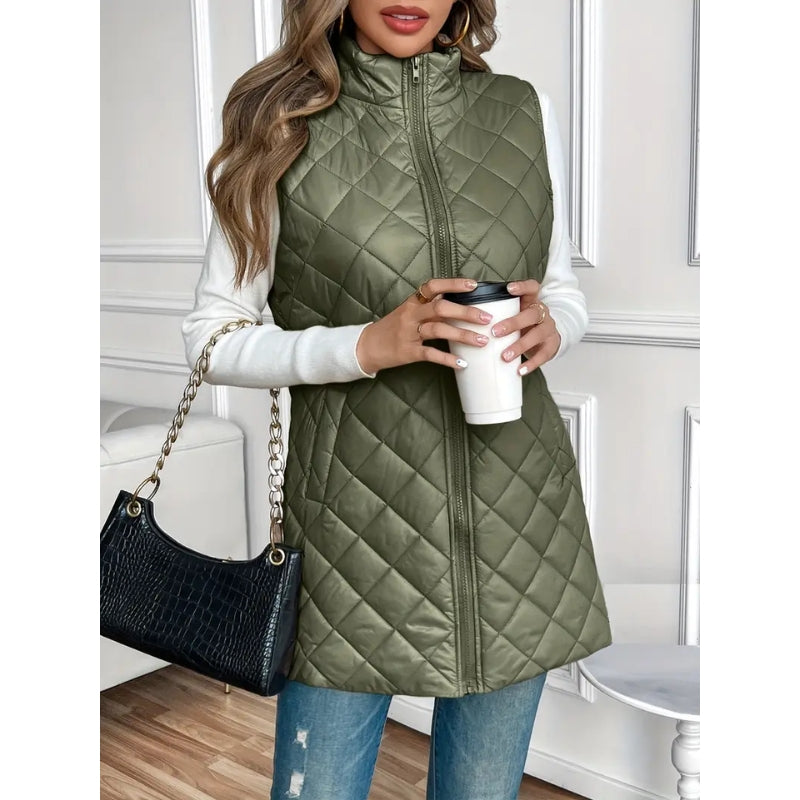 Léa Elegant Quilted Jacket