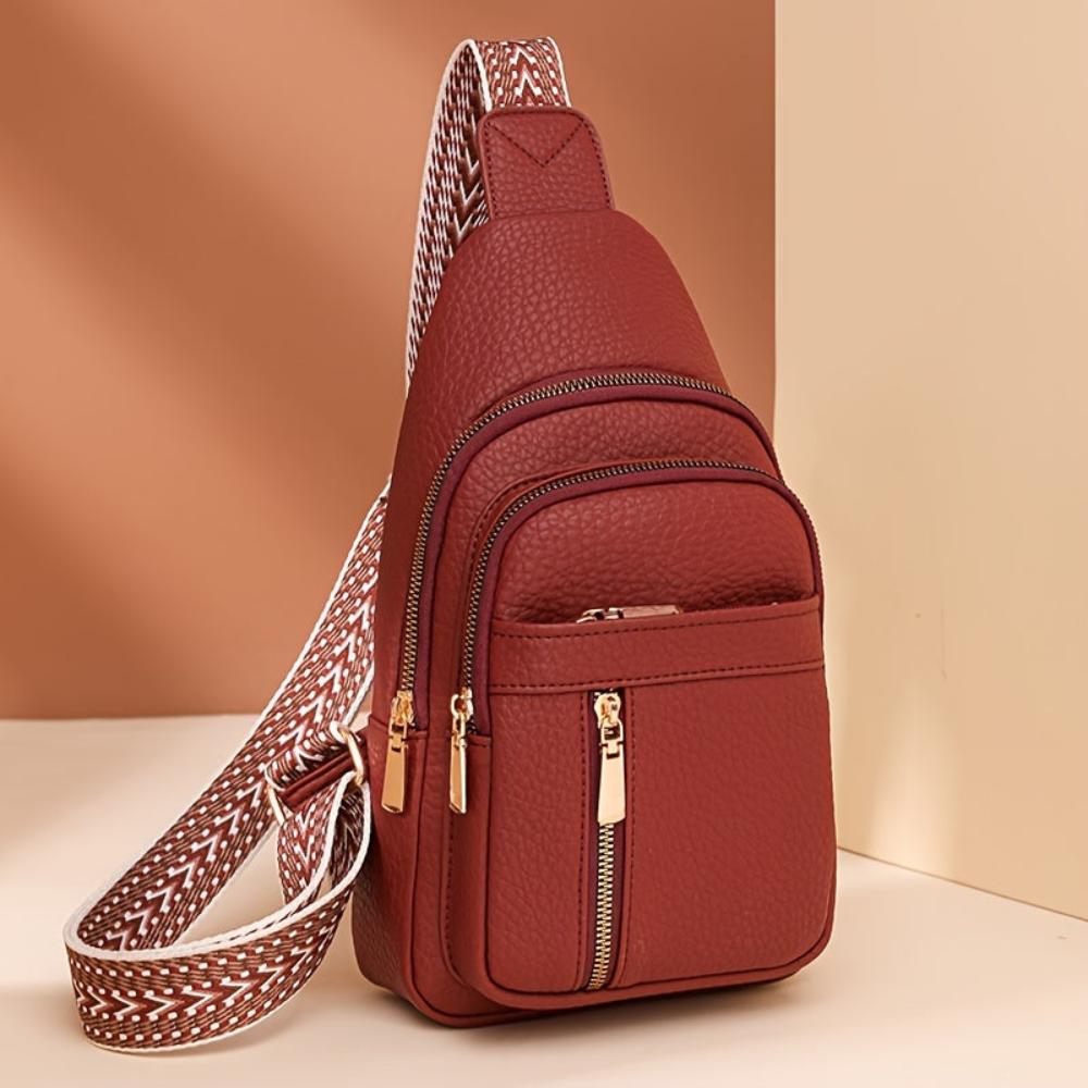 Elegant and Practical Vegan Leather Shoulder Bag by Élise