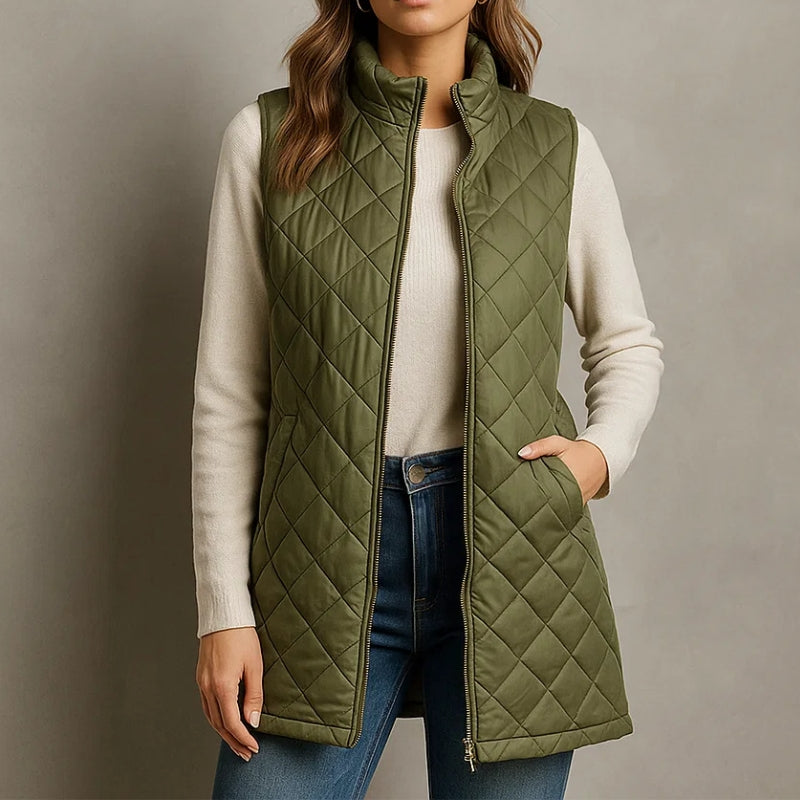 Léa Elegant Quilted Jacket