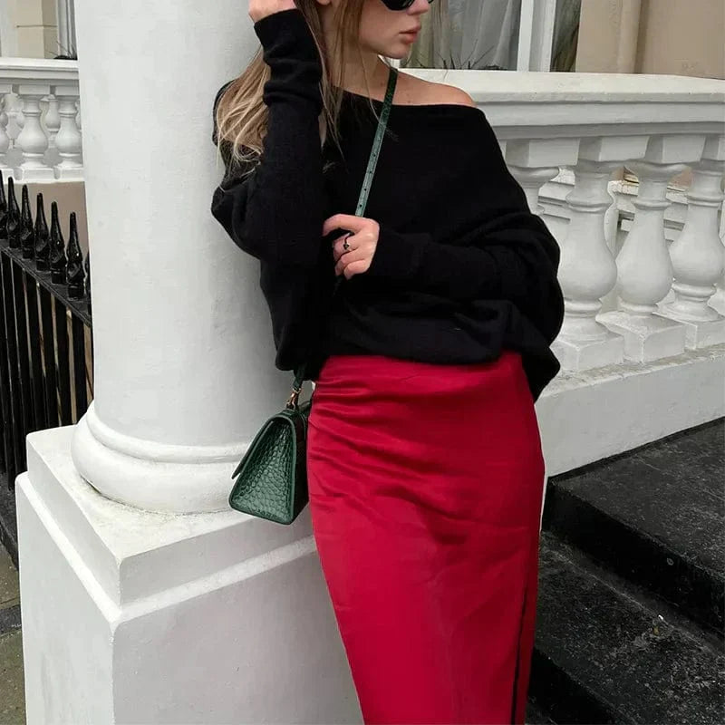 Léa Loose knit sweater in soft yarn