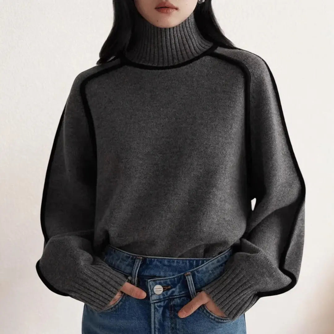 Léa Soft and Elegant Turtleneck Sweater