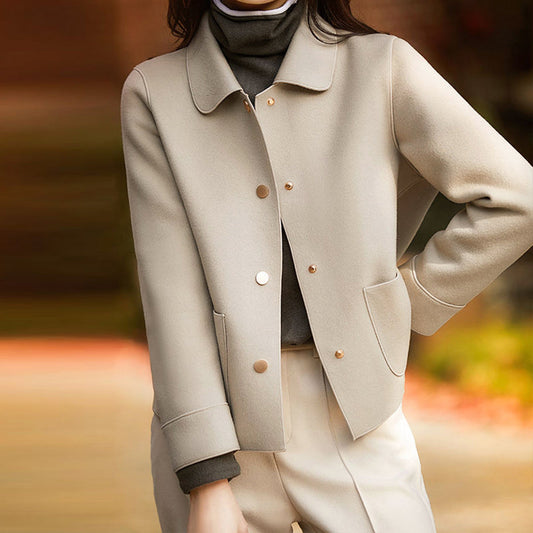 Clara Short Coat in Soft Synthetic Wool