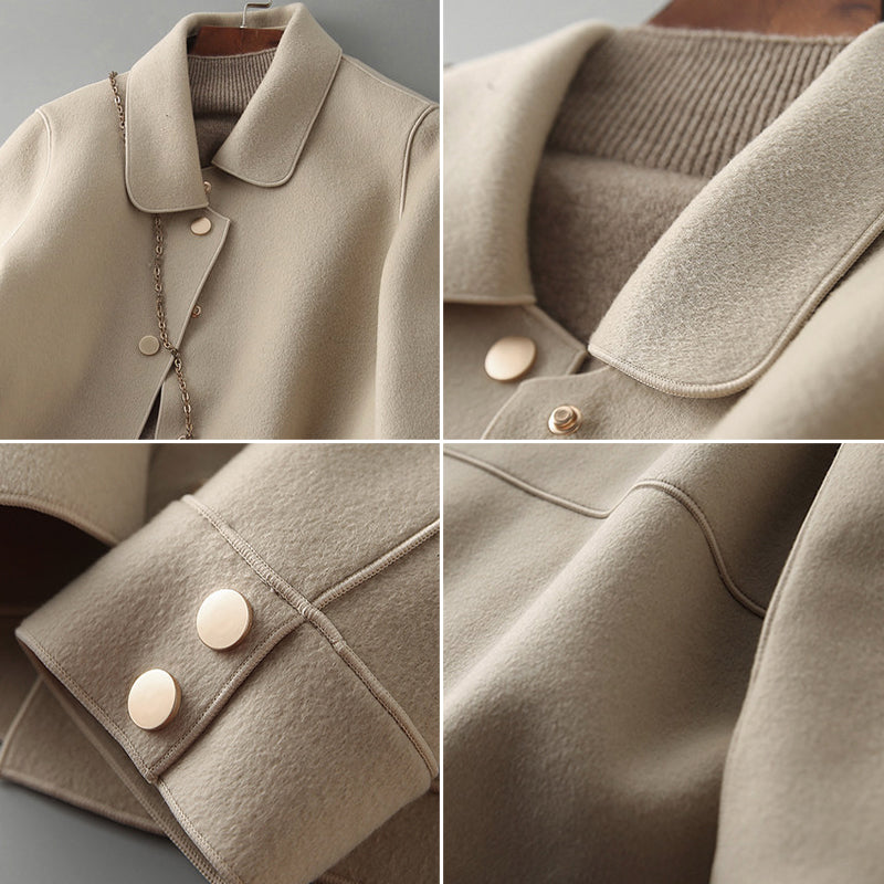 Clara Short Coat in Soft Synthetic Wool