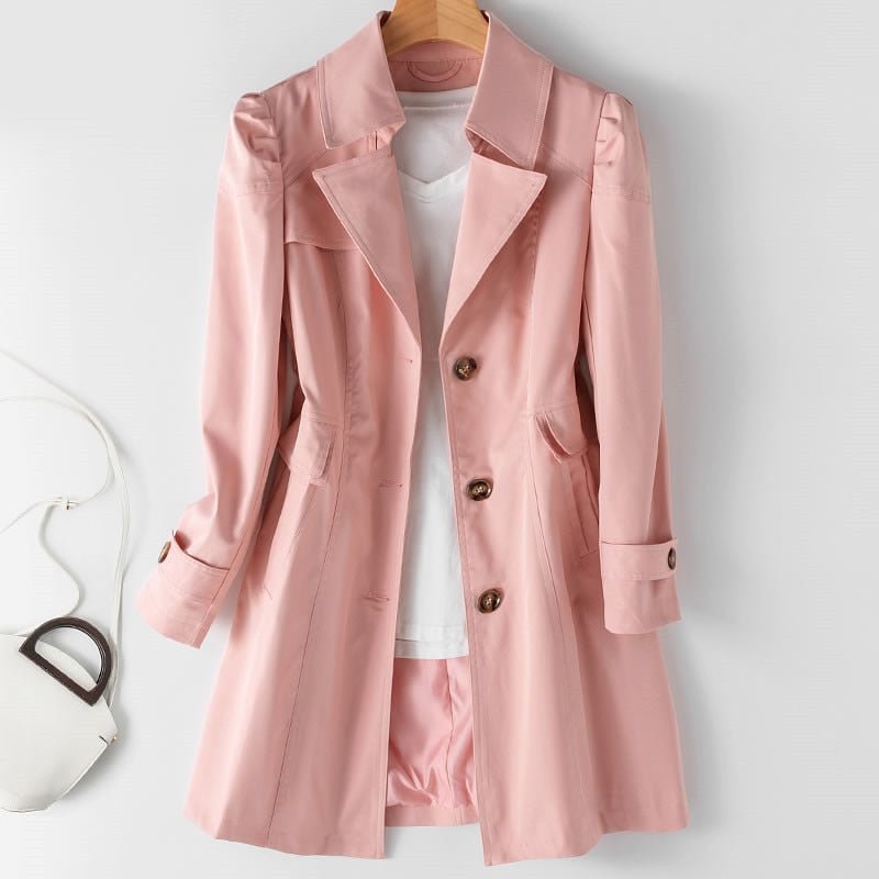 Sophie Trench Elegant Waterproof Lightweight