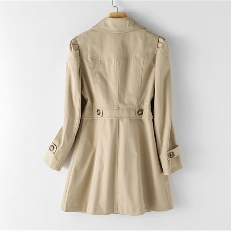 Léa Trench Elegant Water-Repellent Mid-Length
