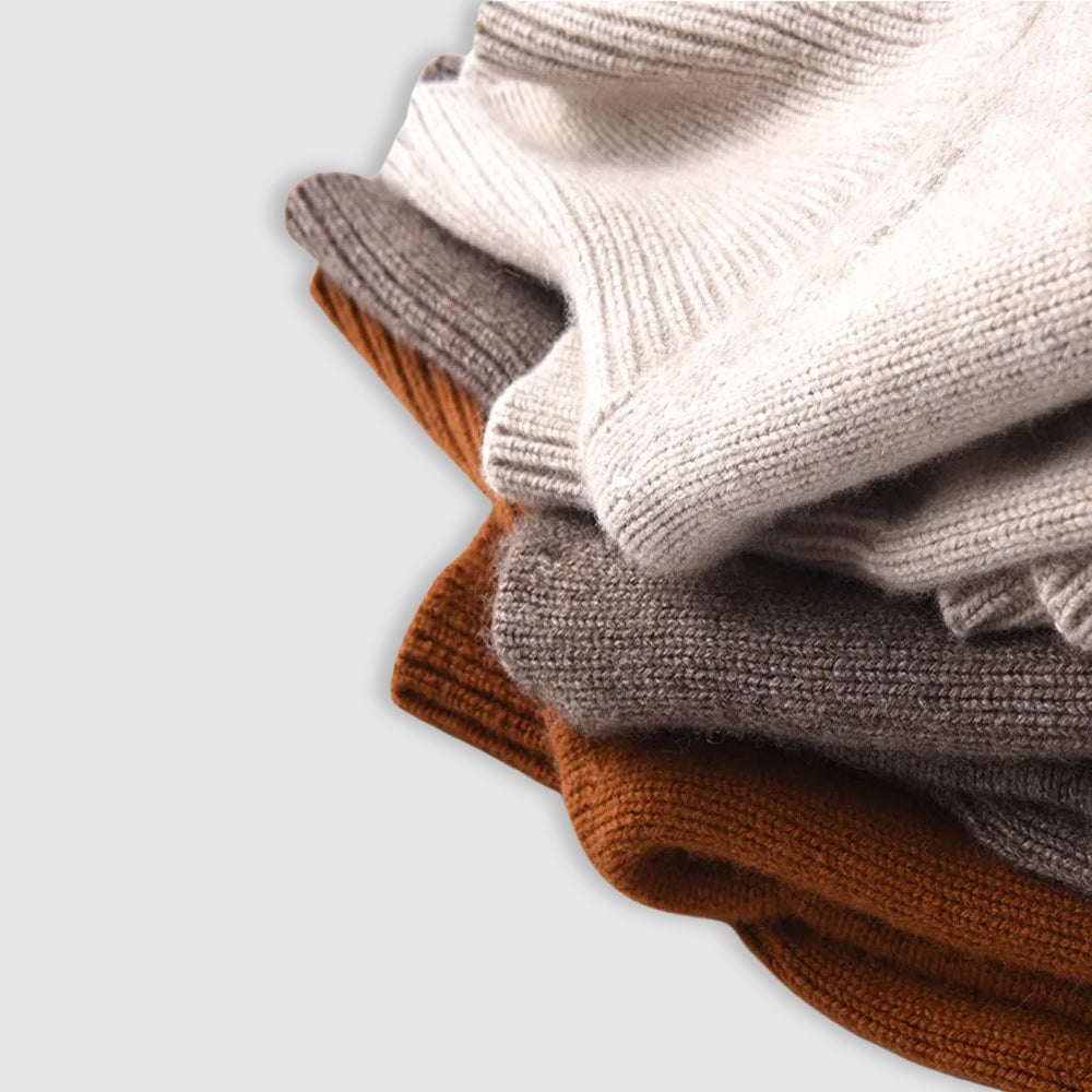 Camille luxurious cashmere turtleneck sweater