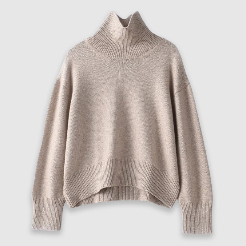 Camille luxurious cashmere turtleneck sweater