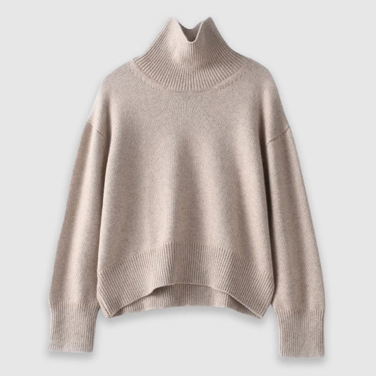 Camille luxurious cashmere turtleneck sweater