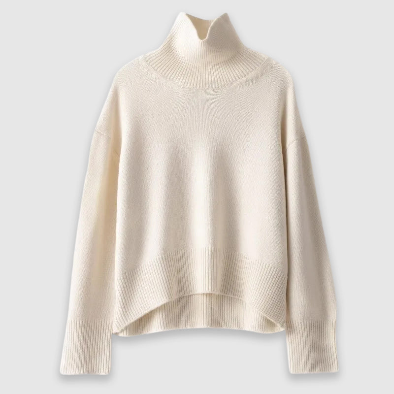 Camille luxurious cashmere turtleneck sweater