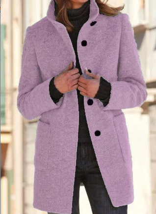 Sophie Elegant and Soft Winter Coat Wool Effect