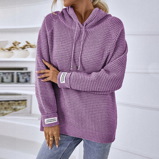 Women's Knitted Solid - Casual and Elegant Style