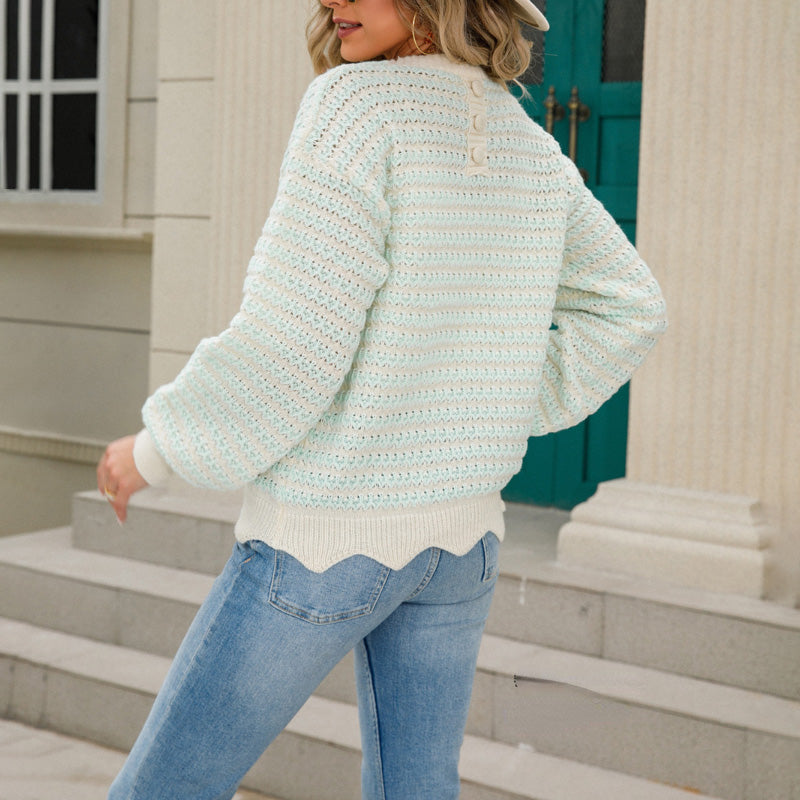 Emma Soft Striped Knit Pull