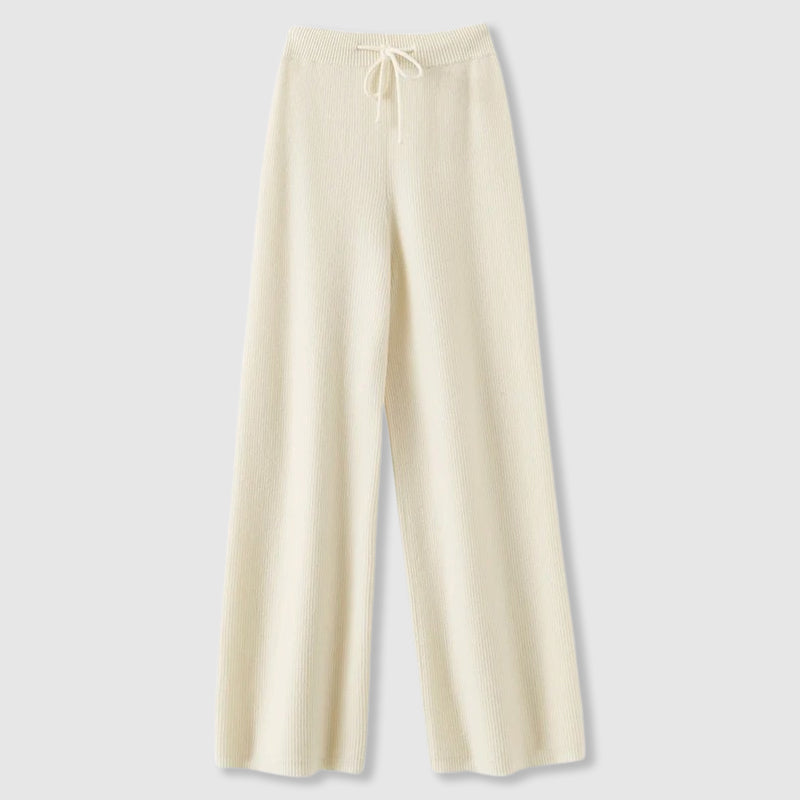 Emma Luxurious Cashmere Wide Leg Pants