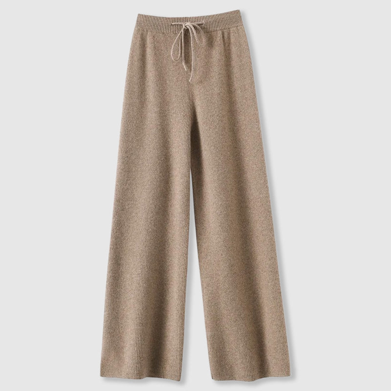 Emma Luxurious Cashmere Wide Leg Pants