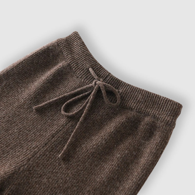 Emma Luxurious Cashmere Wide Leg Pants