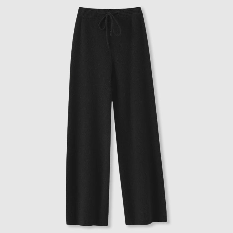 Emma Luxurious Cashmere Wide Leg Pants
