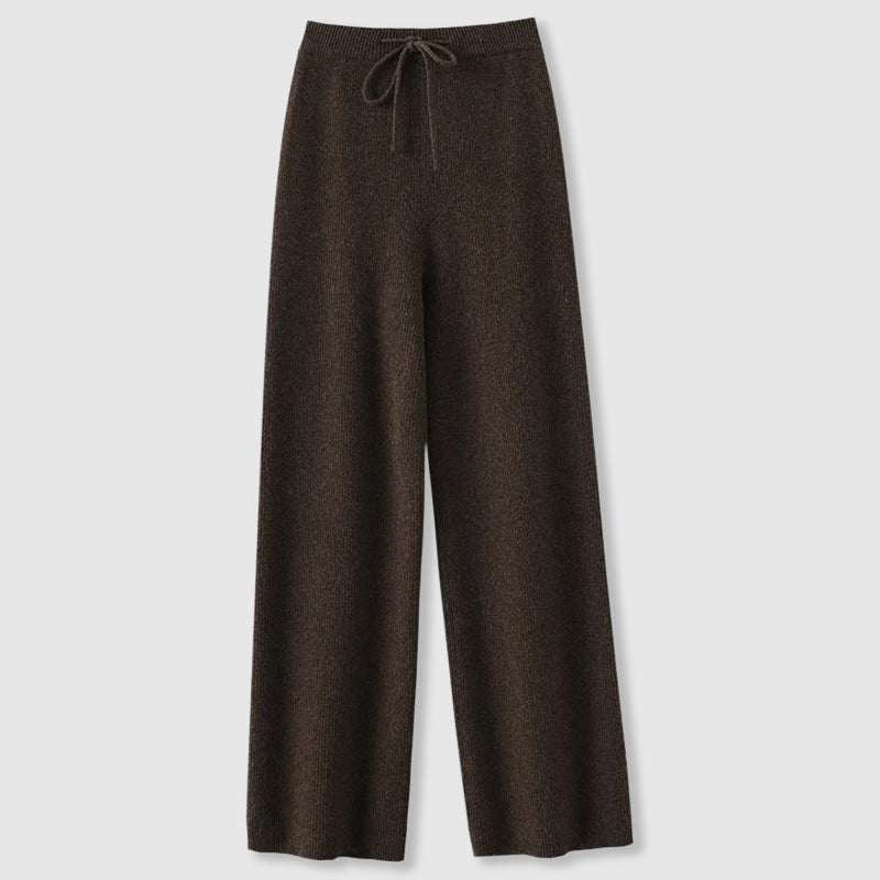 Emma Luxurious Cashmere Wide Leg Pants