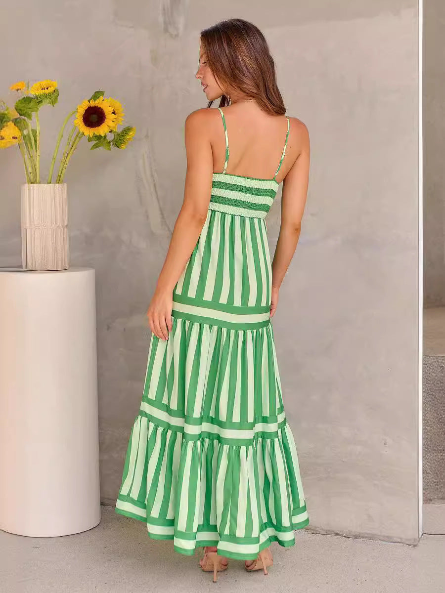 SOLÈNE – ROBE FLUIDE À RAYURES