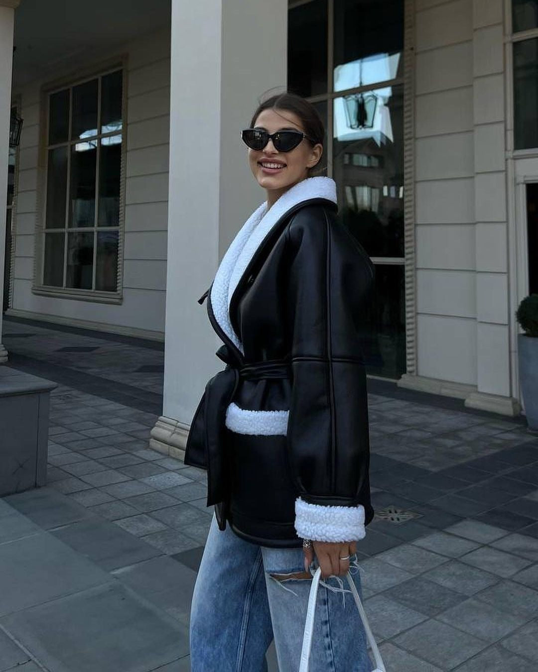 Manteau Style Coréen – Manches Longues Avec Poches