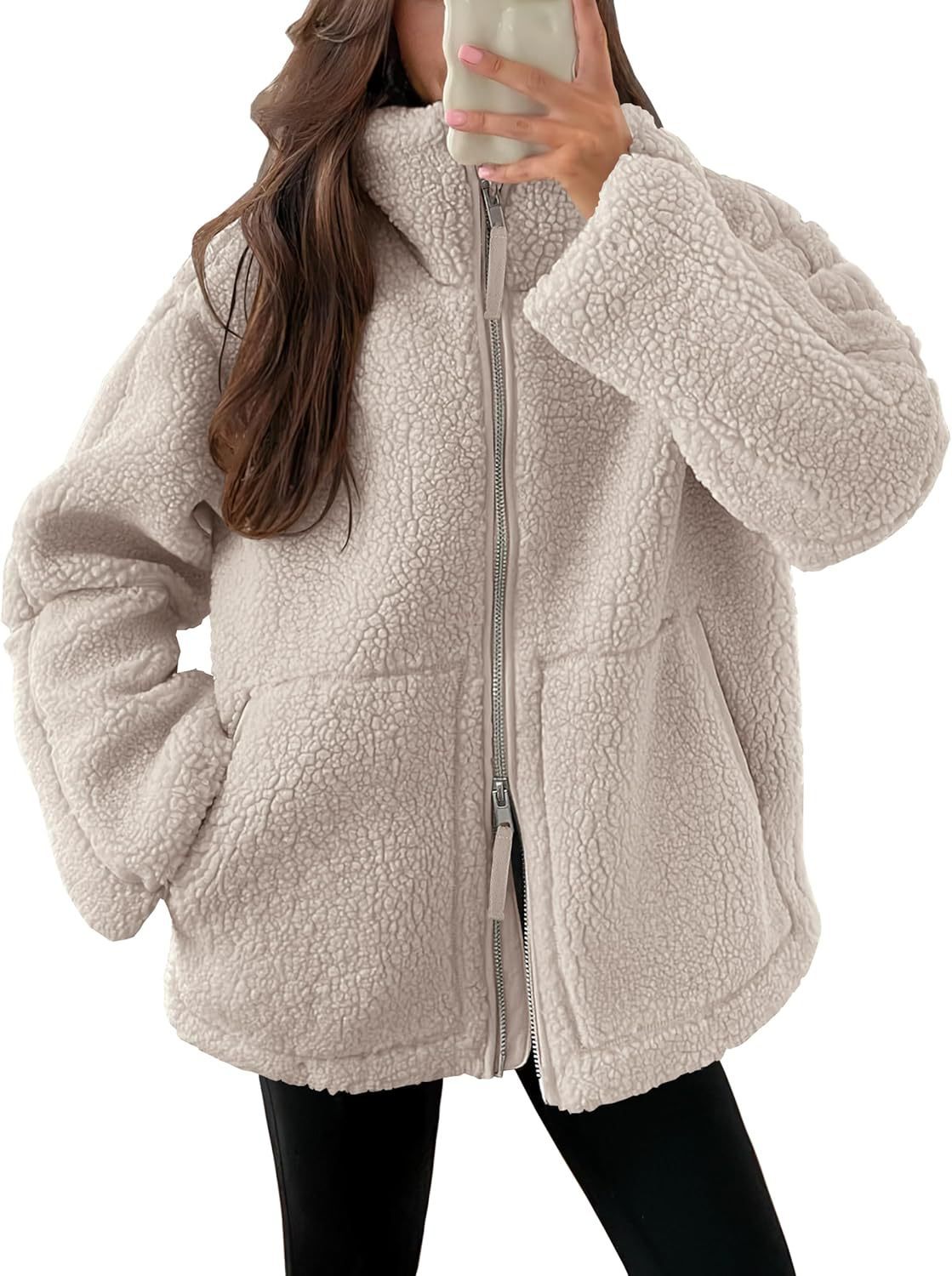 Zip-Up Jacket in Mixed Wool – Elegance and Comfort for Winter