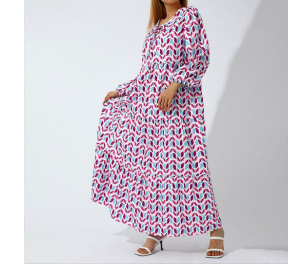 VERDE VINTAGE ROBE BOHÈME IMPRIMÉ FLORAL