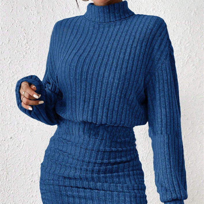Robe Pull Tricotée – Élégance et Confort Hivernal