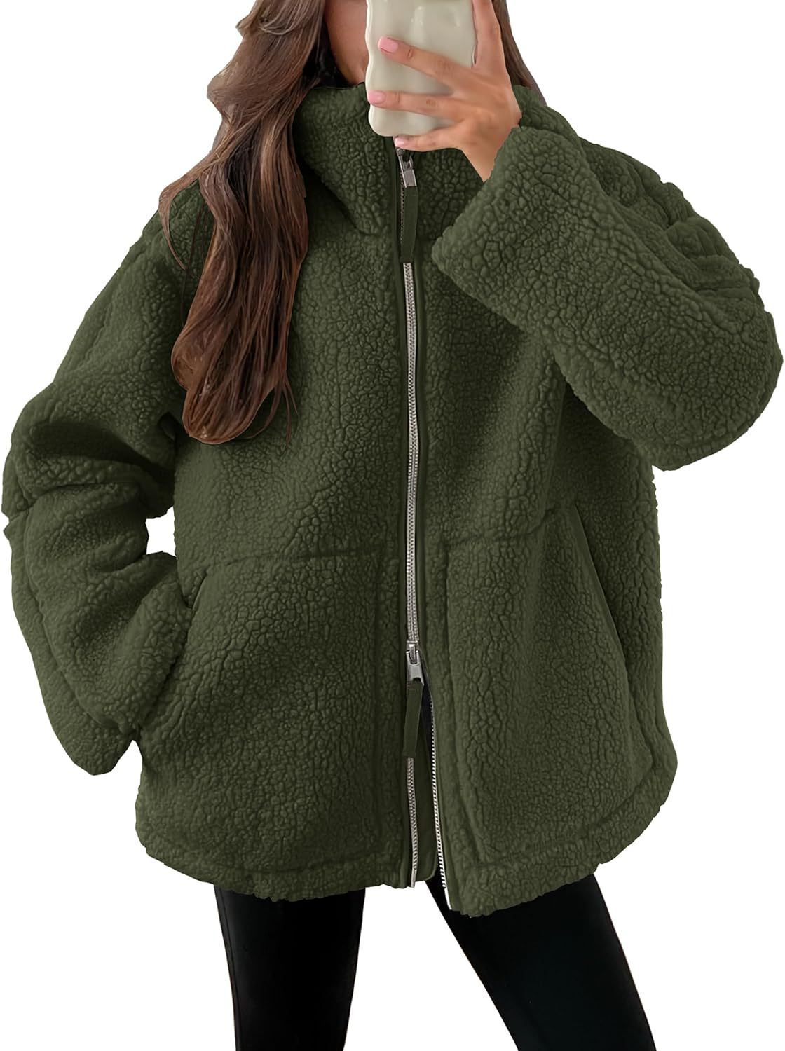 Zip-Up Jacket in Mixed Wool – Elegance and Comfort for Winter